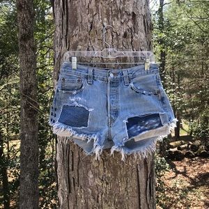 vintage Levi’s reworked denim shorts